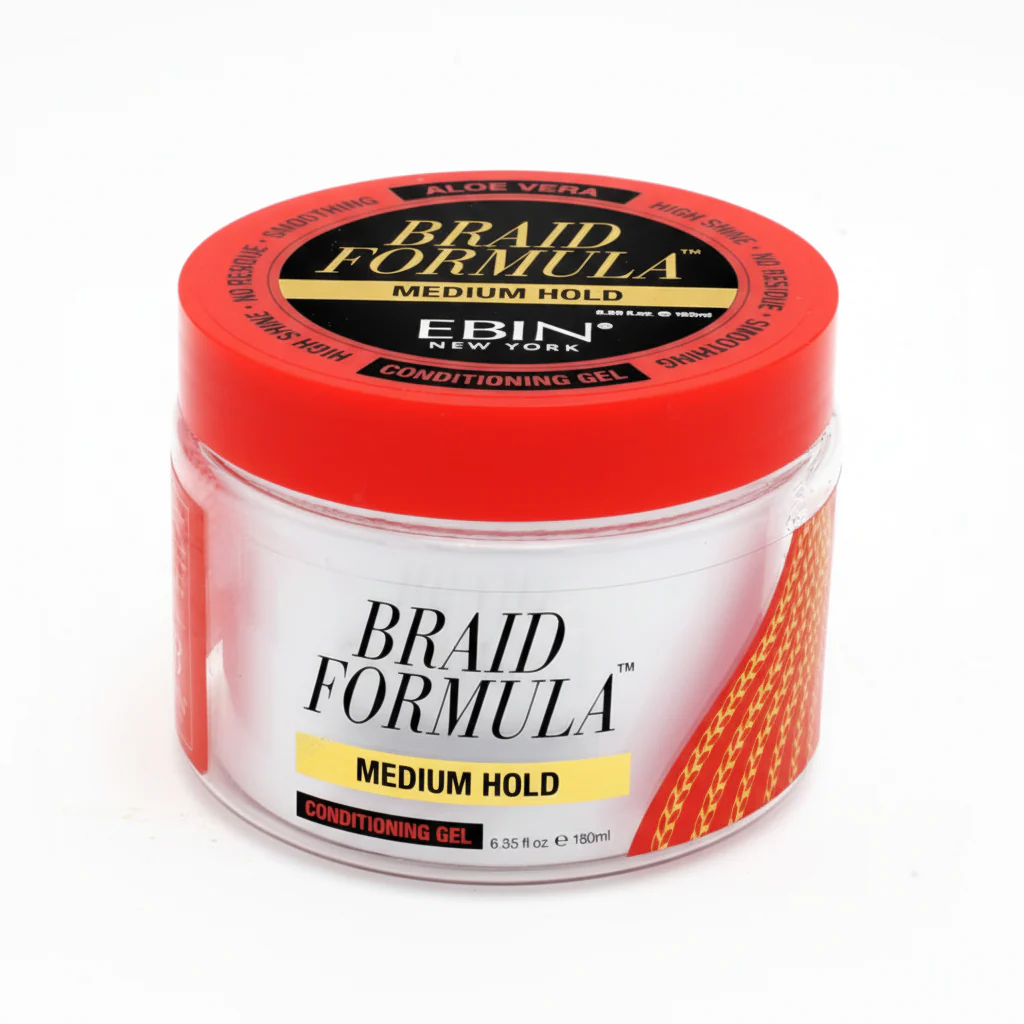 EBIN Braid Formula Conditioning Gel Medium Hold | Non-Flaking Braiding Gel - Image 2