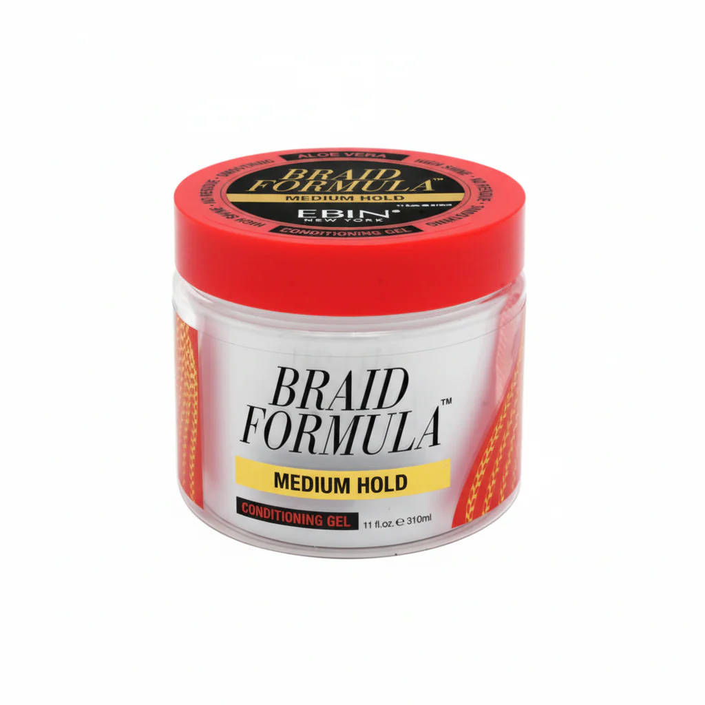 EBIN Braid Formula Conditioning Gel Medium Hold | Non-Flaking Braiding Gel - Image 3