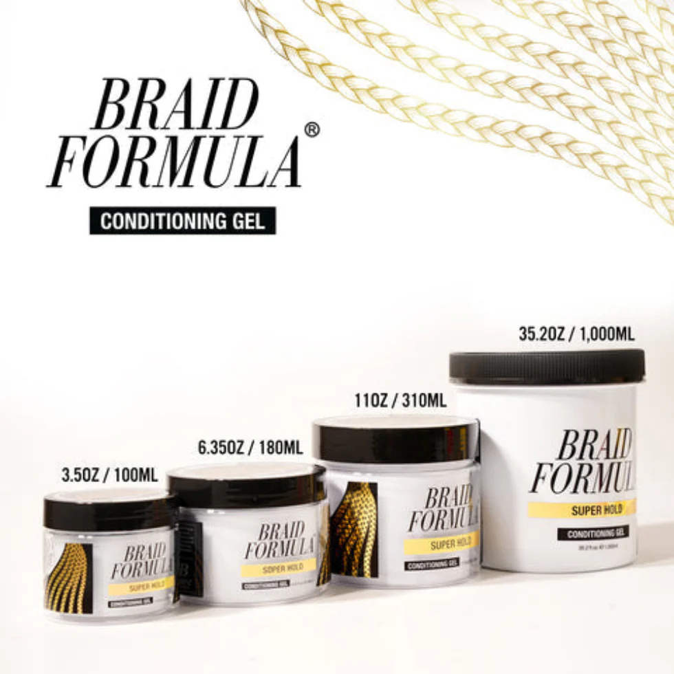 EBIN Braid Formula Conditioning Gel Supreme Super Hold 180ml | Braids & Locs Gel - Image 3