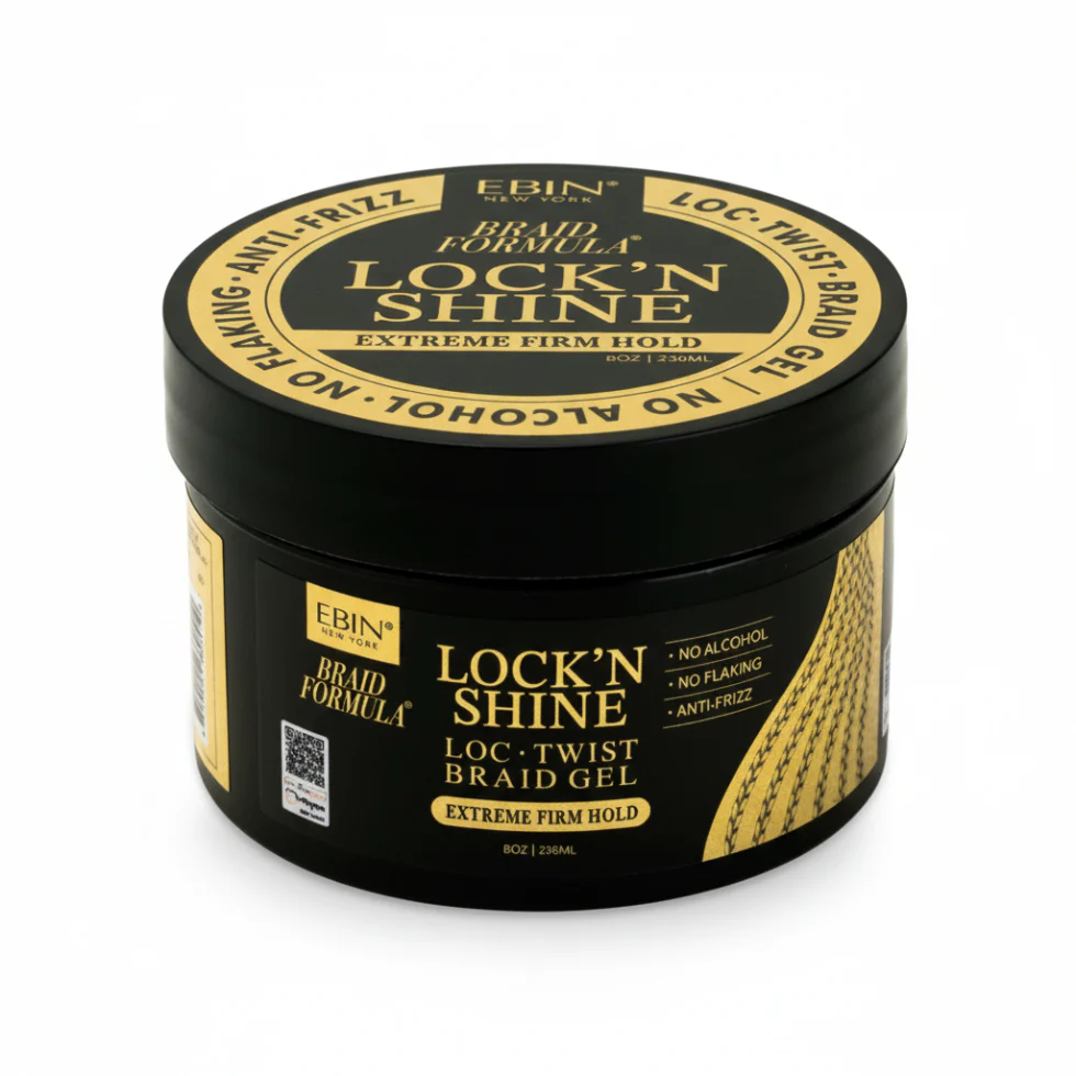 EBIN Braid Formula Lock’N Shine Gel 236ml | Extreme Hold & High Shine