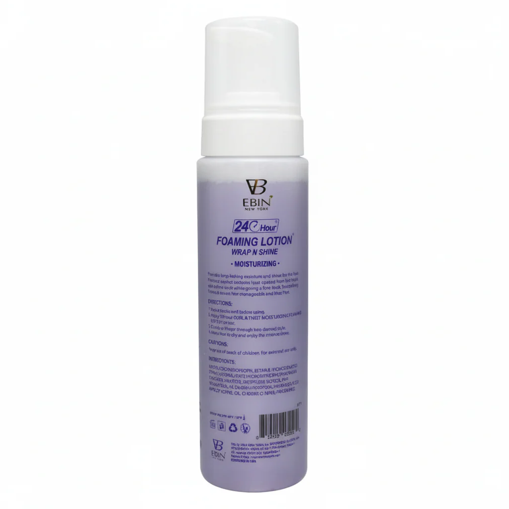 Ebin Curl & Twist Foaming Lotion Wrap ’N’ Shine 250ml | Moisture & Hold - Image 2