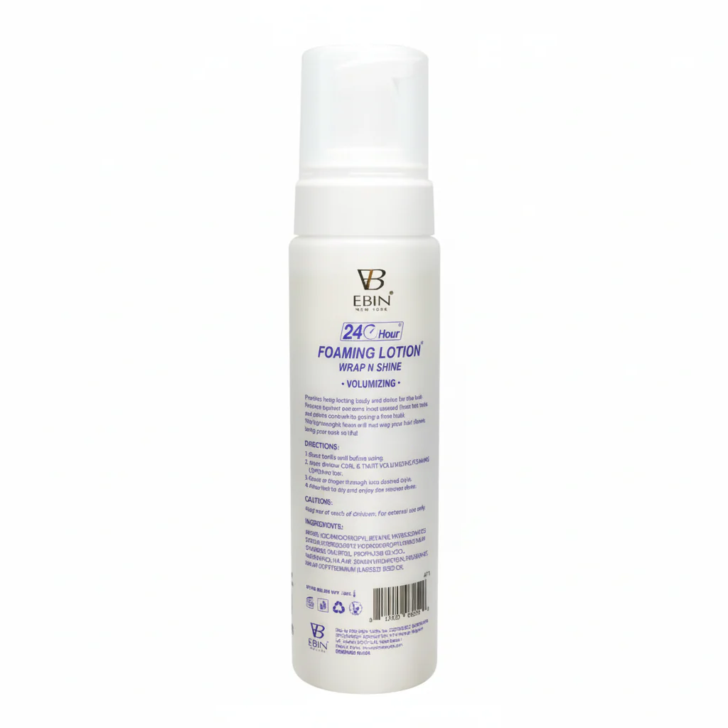 Ebin Curl & Twist Foaming Lotion Wrap ’N’ Shine 250ml | Moisture & Hold - Image 6