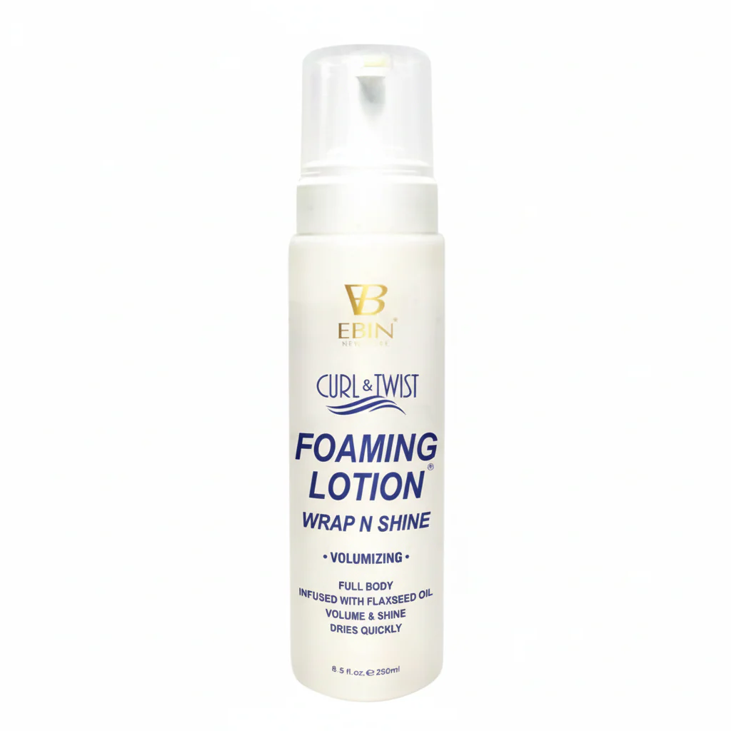 Ebin Curl & Twist Foaming Lotion Wrap ’N’ Shine 250ml | Moisture & Hold - Image 7