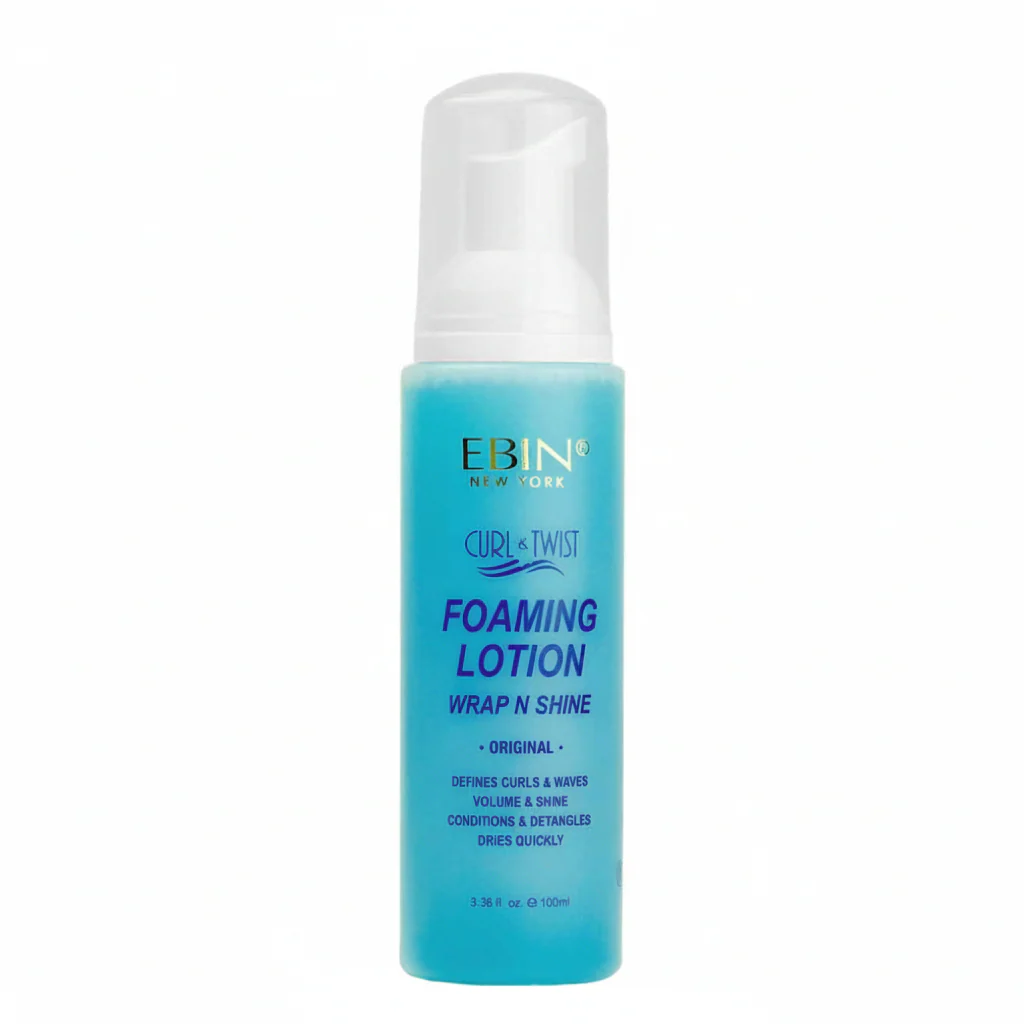 Ebin Curl & Twist Foaming Lotion Wrap ’N’ Shine 250ml | Moisture & Hold - Image 9