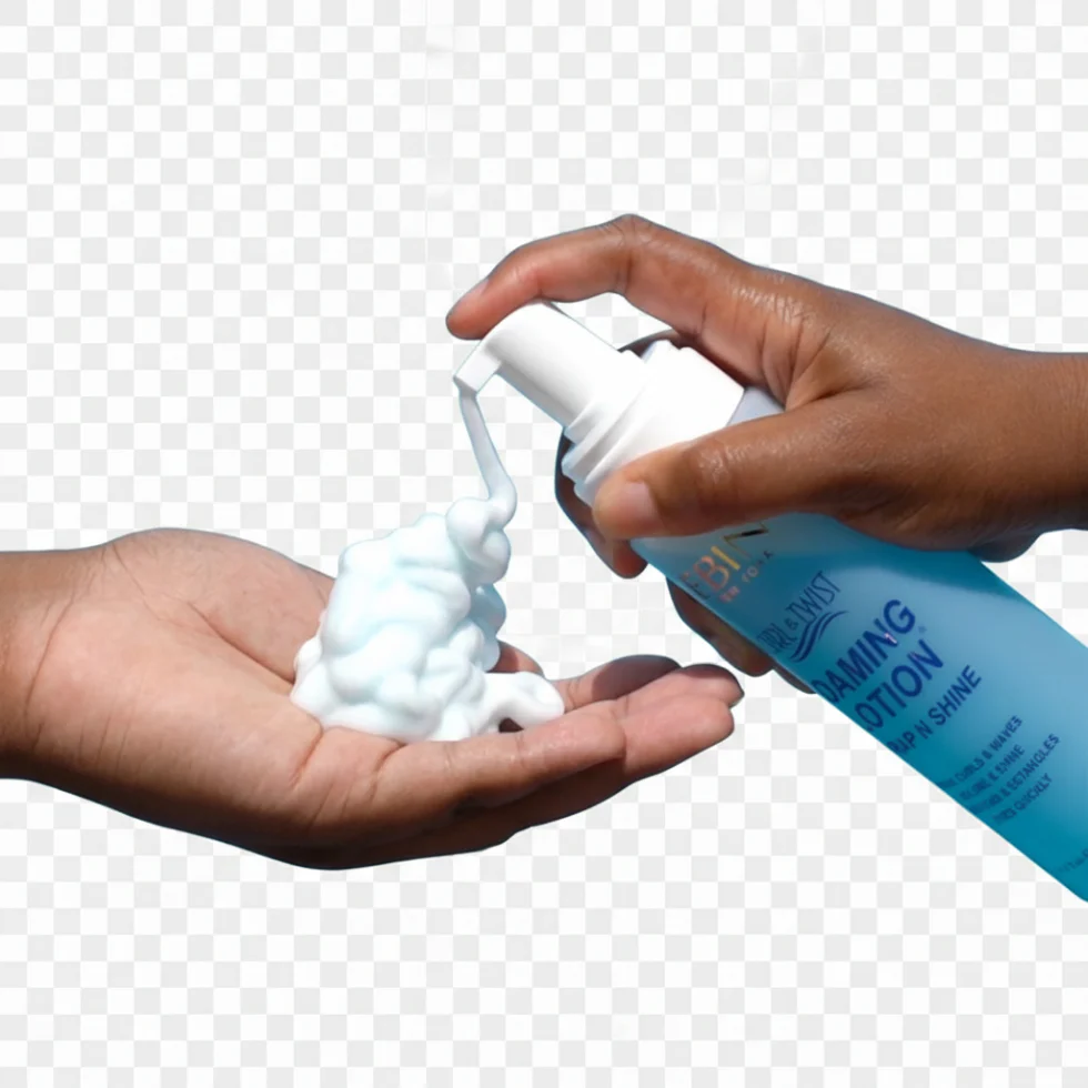 Ebin Curl & Twist Foaming Lotion Wrap ’N’ Shine 250ml | Moisture & Hold - Image 4
