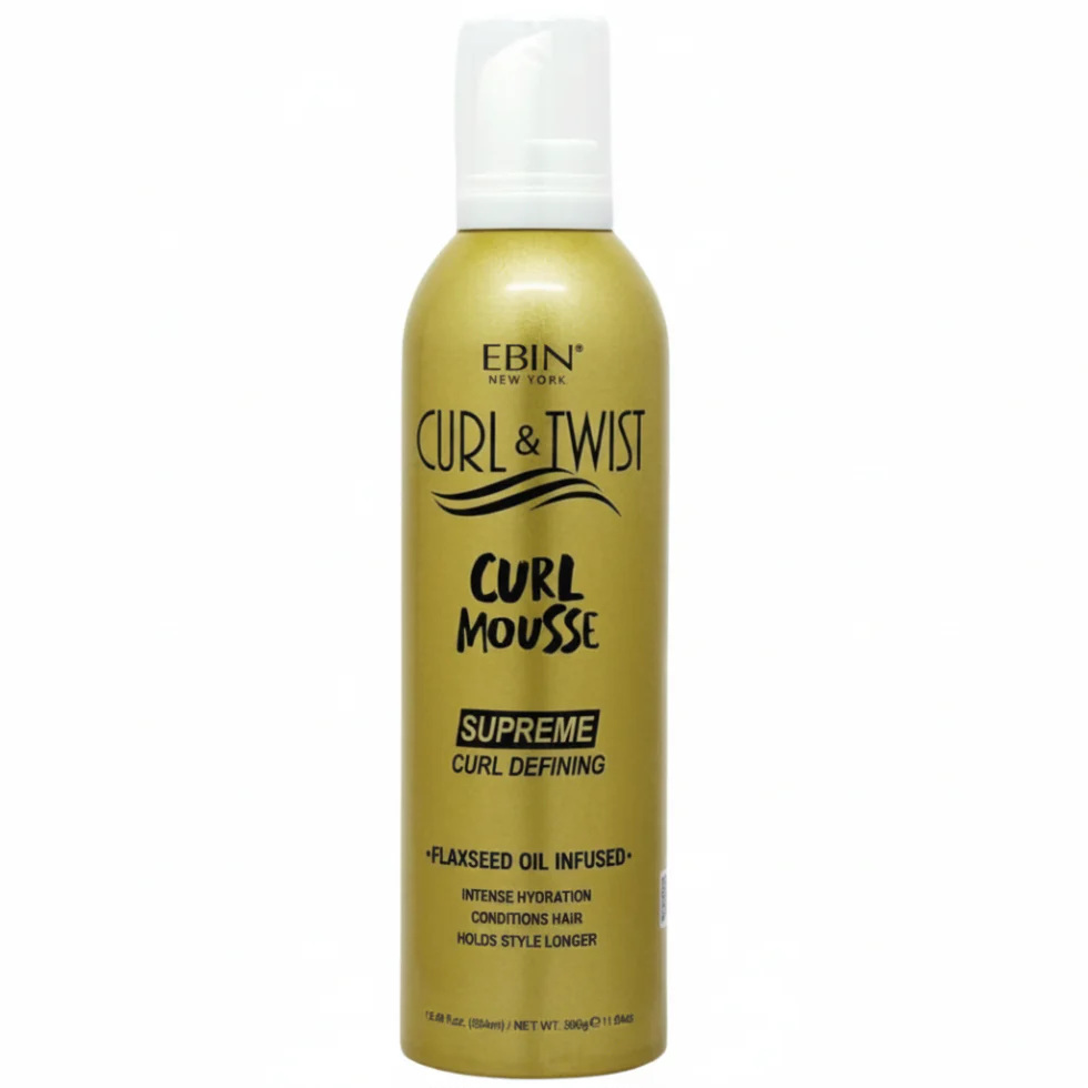EBIN Curl & Twist Supreme Curl Defining Mousse 354ml | Define & Enhance Curls