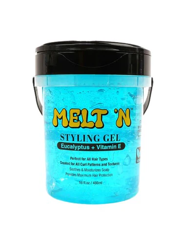 EBIN Melt’N Styling Gel – Keratin + Black Castor Oil – 946ml / 32 fl oz - Image 4