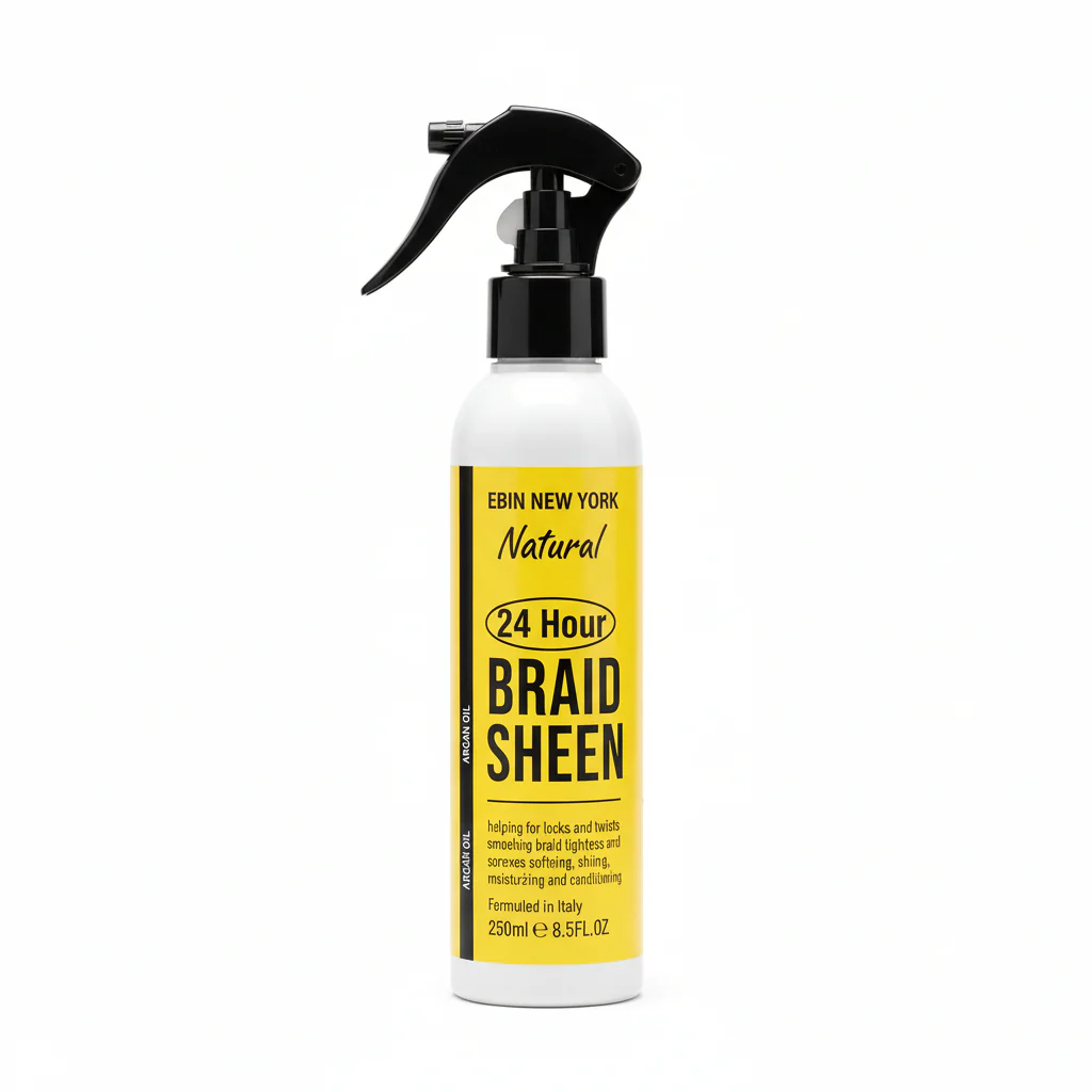Ebin New York 24 Hour Braid Sheen Spray 250ml | Shine & Moisture Boost