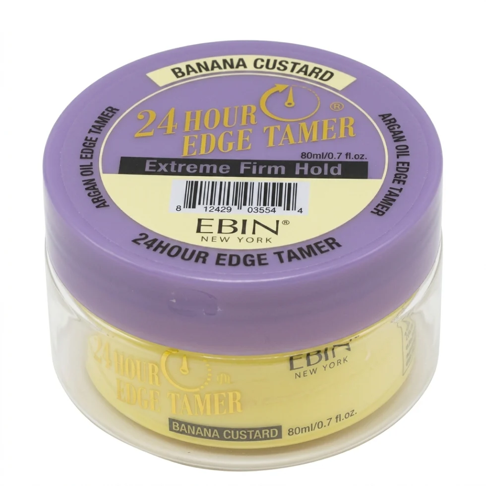 EBIN New York Argan Oil Edge Tamer 80ml | Extreme Firm Hold Sleek Edges Control - Image 7