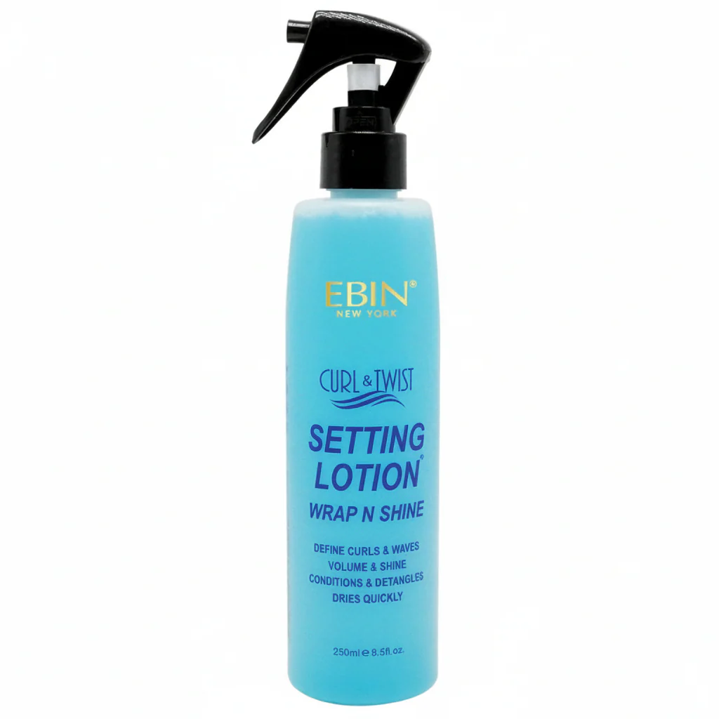 EBIN New York Curl & Twist Setting Lotion Wrap N Shine 250ml