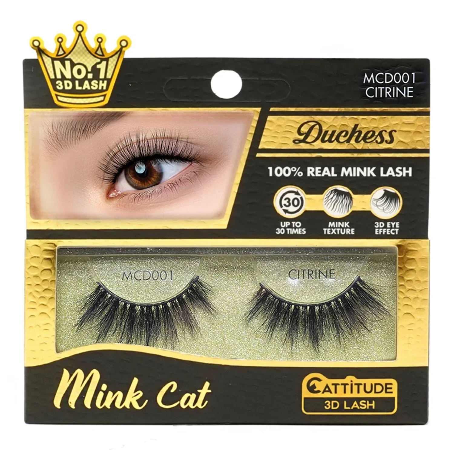 Ebin New York Duchess 3D Mink Lashes | MCD001–MCD009 | Luxury Wispy Mink Lashes - Image 11