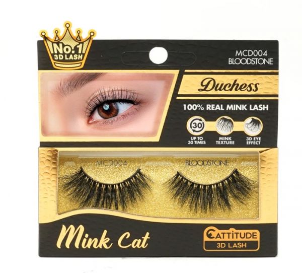 Ebin New York Duchess 3D Mink Lashes | MCD001–MCD009 | Luxury Wispy Mink Lashes - Image 4