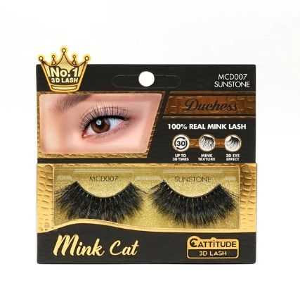 Ebin New York Duchess 3D Mink Lashes | MCD001–MCD009 | Luxury Wispy Mink Lashes - Image 7