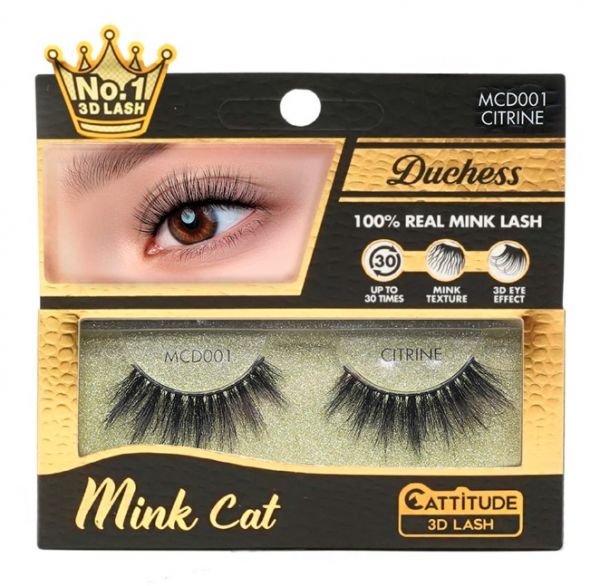 Ebin New York Duchess 3D Mink Lashes | MCD001–MCD009 | Luxury Wispy Mink Lashes - Image 9