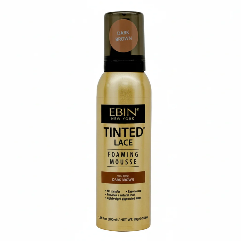 EBIN Tinted Lace Foaming Mousse 100ml  Dark, Medium, Natural Beige Shades - Image 2