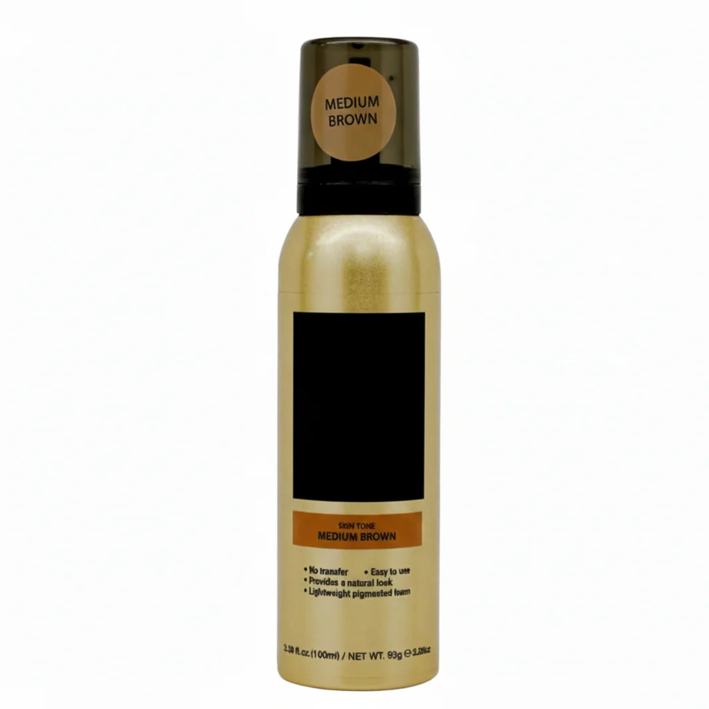 EBIN Tinted Lace Foaming Mousse 100ml  Dark, Medium, Natural Beige Shades - Image 3