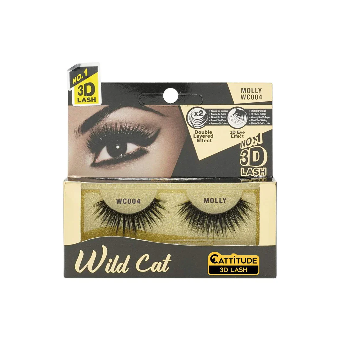 Ebin New York Wild Cat Eyelashes | WC001–WC011 | Lightweight, Flawless Lash Styles - Image 10