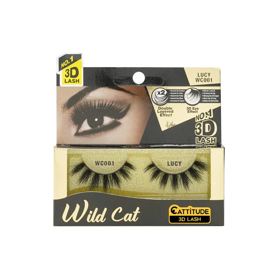 Ebin New York Wild Cat Eyelashes | WC001–WC011 | Lightweight, Flawless Lash Styles - Image 2