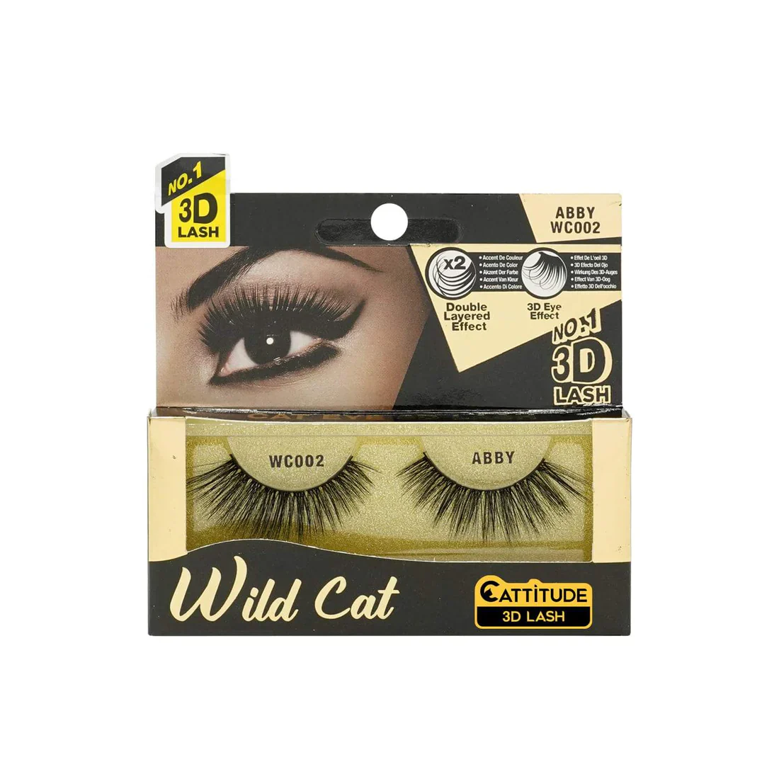 Ebin New York Wild Cat Eyelashes | WC001–WC011 | Lightweight, Flawless Lash Styles - Image 3