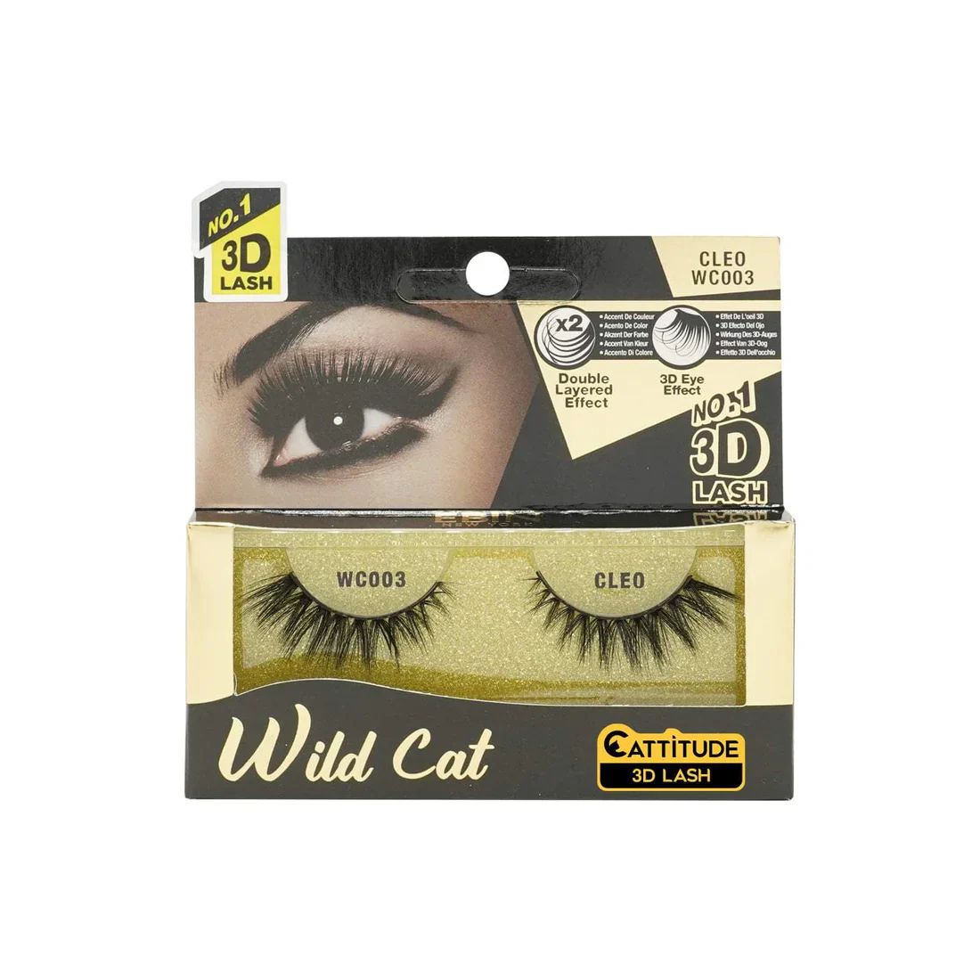 Ebin New York Wild Cat Eyelashes | WC001–WC011 | Lightweight, Flawless Lash Styles - Image 4