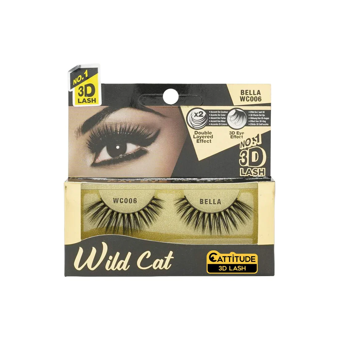 Ebin New York Wild Cat Eyelashes | WC001–WC011 | Lightweight, Flawless Lash Styles - Image 6