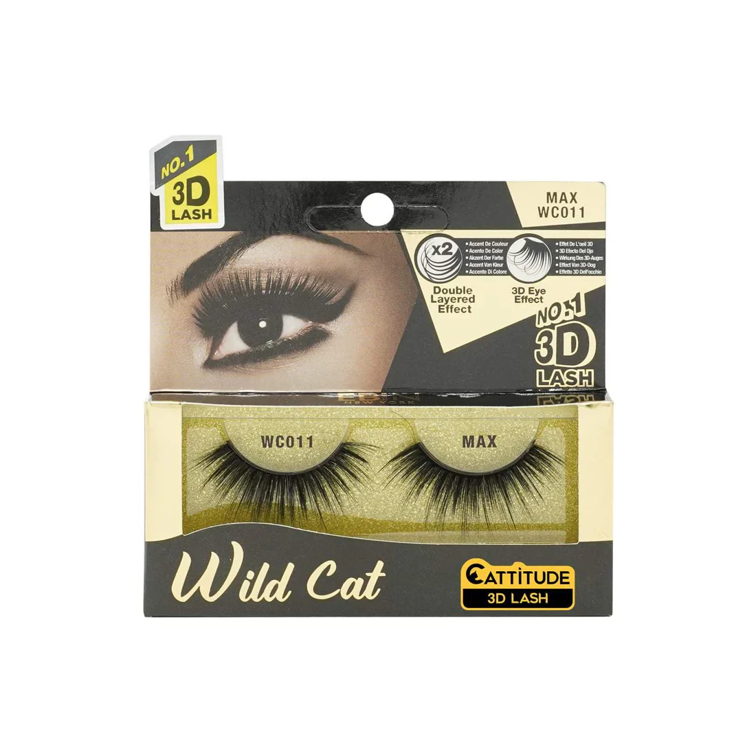 Ebin New York Wild Cat Eyelashes | WC001–WC011 | Lightweight, Flawless Lash Styles - Image 9