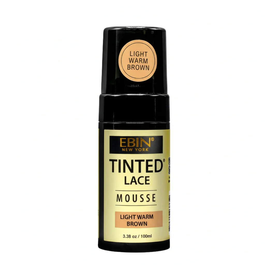 EBIN Tinted Lace Mousse 100ml | Light, Medium, Dark & Medium Dark Brown – Flawless Wig Tint