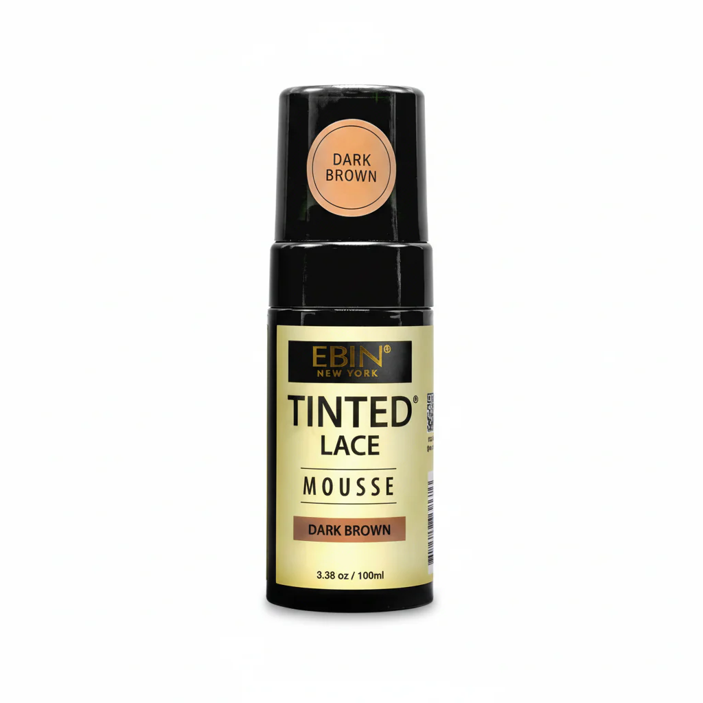 EBIN Tinted Lace Mousse 100ml | Light, Medium, Dark & Medium Dark Brown – Flawless Wig Tint - Image 3