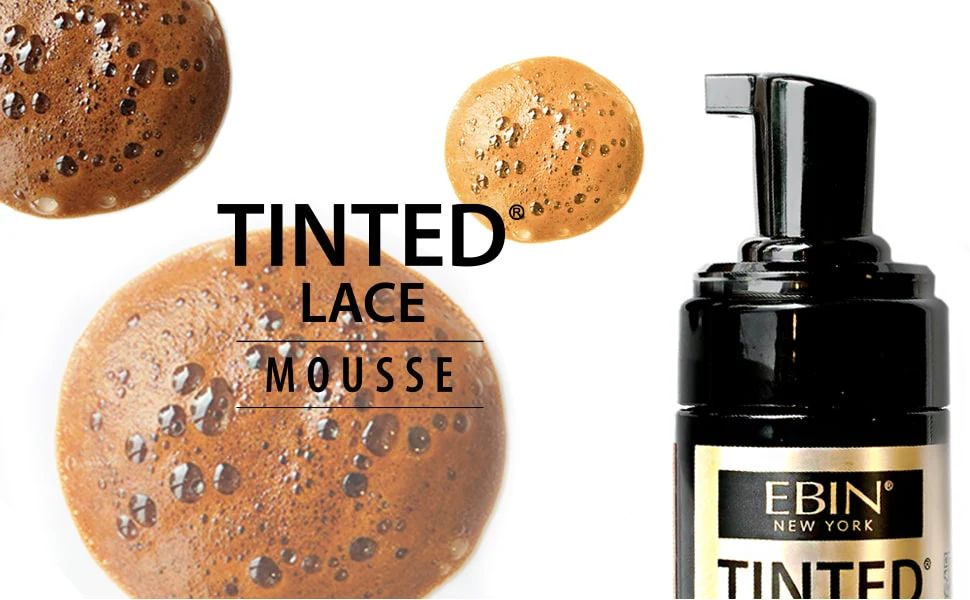 EBIN Tinted Lace Mousse 100ml | Light, Medium, Dark & Medium Dark Brown – Flawless Wig Tint - Image 8