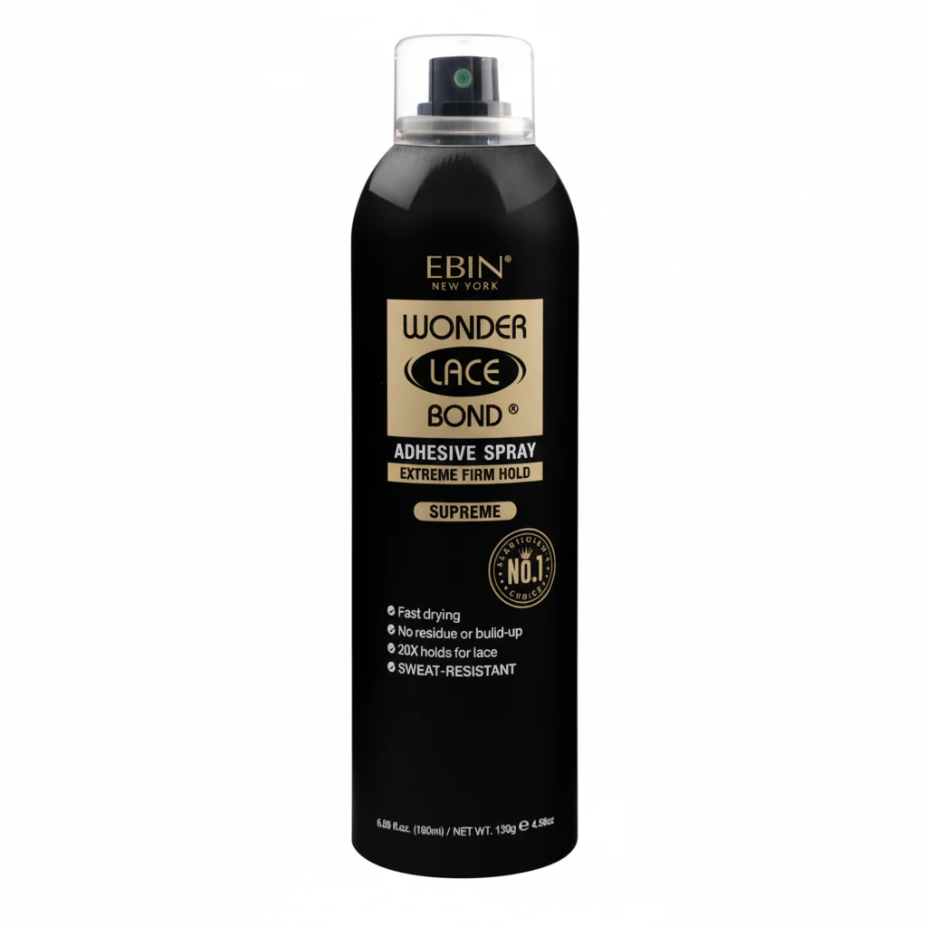 EBIN Wonder Lace Bond Adhesive Spray Supreme Extreme Hold 180ml