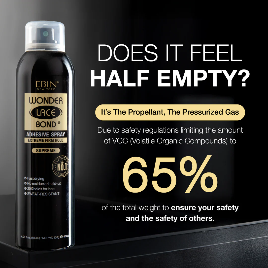 EBIN Wonder lace Bond Adhesive Spray -Extreme mega hold Supreme 420 ml-& Sweat Resistant - Image 4