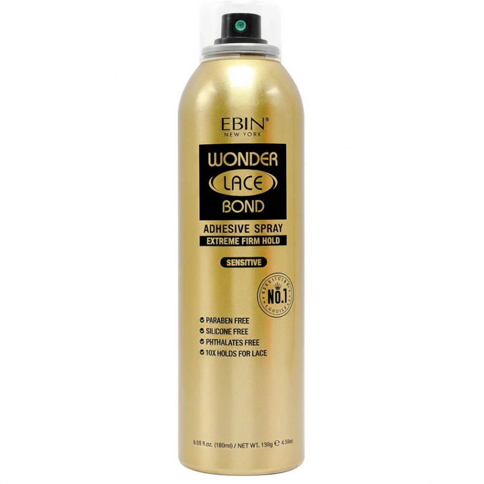 EBIN Wonder Lace Bond Adhesive Spray Sensitive 180ml | Extreme Hold Lace Melt