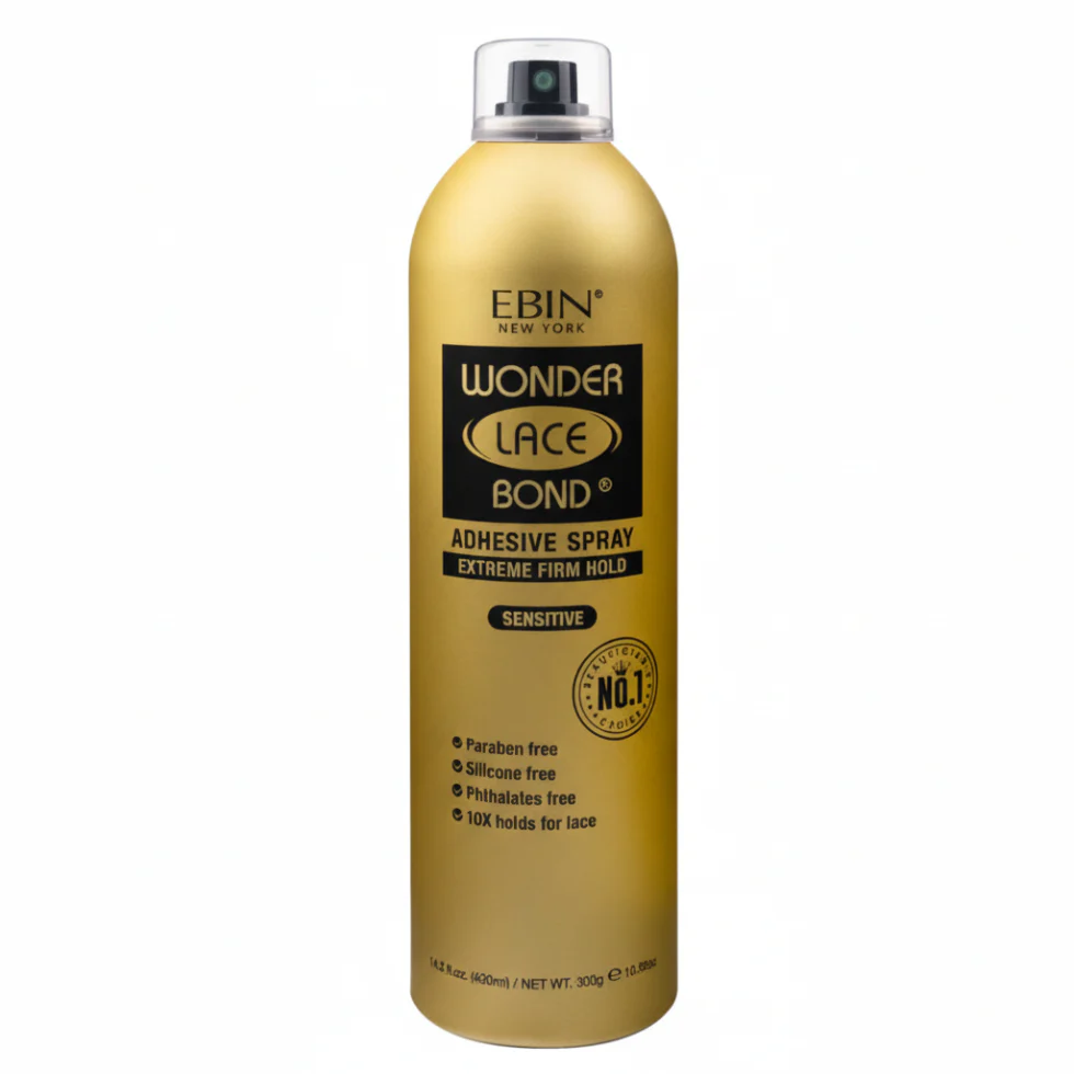 EBIN Wonder Lace Bond Adhesive Spray Sensitive 420ml | Extreme Hold Lace Melt
