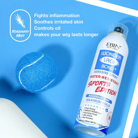 Ebin Wonder Lace Bond Adhesive Spray Sports Edition 180ml | Maximum Hold - Image 7