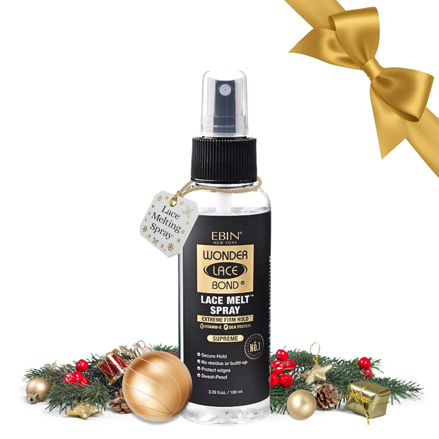 Ebin Wonder Lace Bond Lace Melt Spray 100ml | Melting Spray for Seamless Wig Hold - Image 6