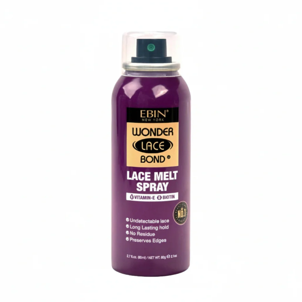 EBIN Wonder Lace Bond Lace Melt Spray Vitamin E 80ml- Seamless Wig & Edge Hold