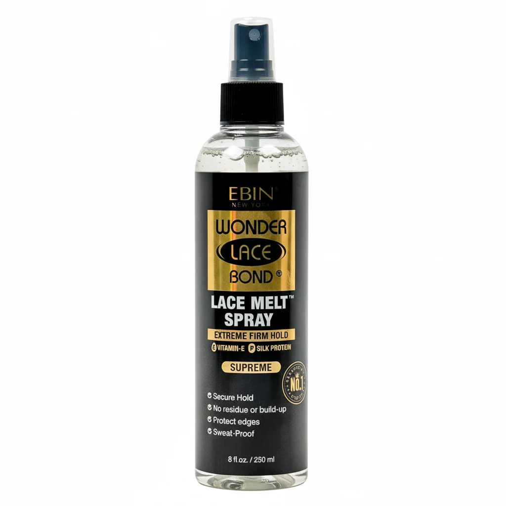 Ebin Wonder Lace Bond Melting Spray Supreme 250ml | Extreme Firm Hold & Edge Control