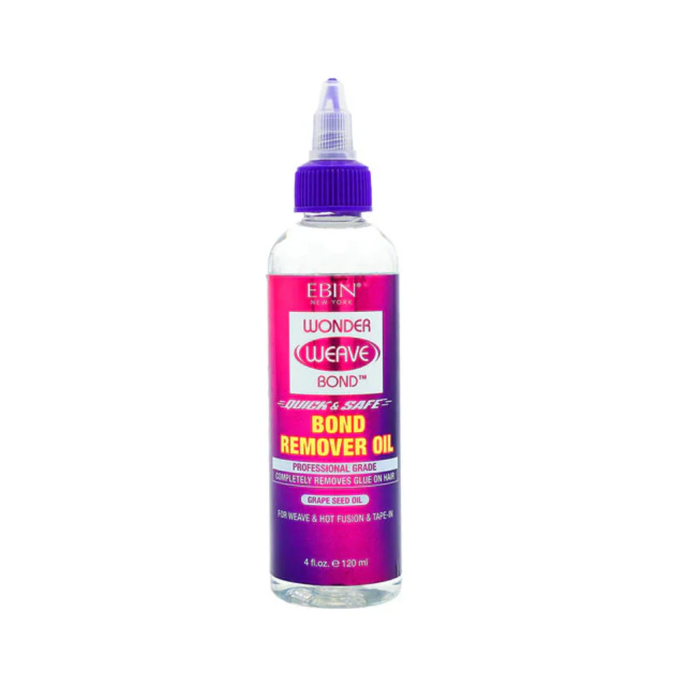 Ebin Wonder Weave Quick Dry Bond Remover Oil 120ml | Grapeseed Oil Formula