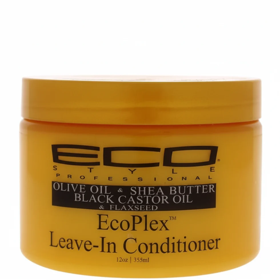 Eco Style Leave-In Conditioner 355ml | Olive Shea Castor Flaxseed Moisture Care