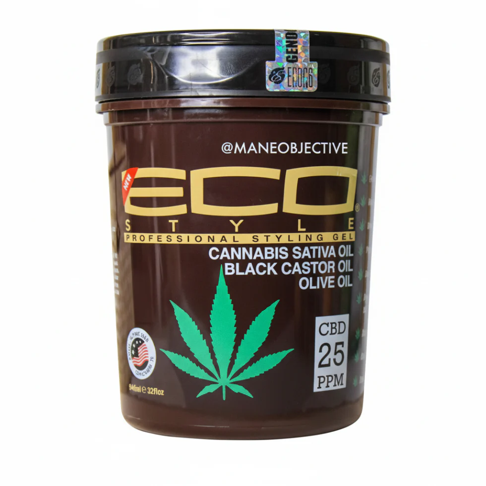 Eco Styler Cannabis Sativa Oil Gel 946ml | Hydration, Firm Hold & Shine