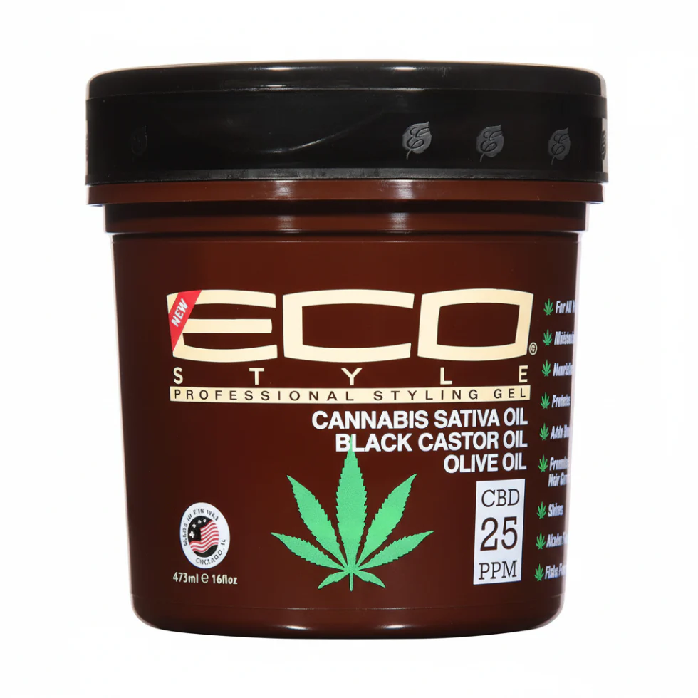 Eco Styler Cannabis Sativa Oil Gel 473ml | Hydration, Hold & Shine Boost
