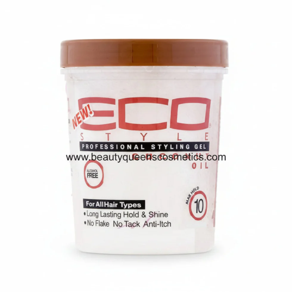 Eco Styler Coconut Oil Gel 89ml | Shine Hold Frizz Control Travel Size Styling Gel