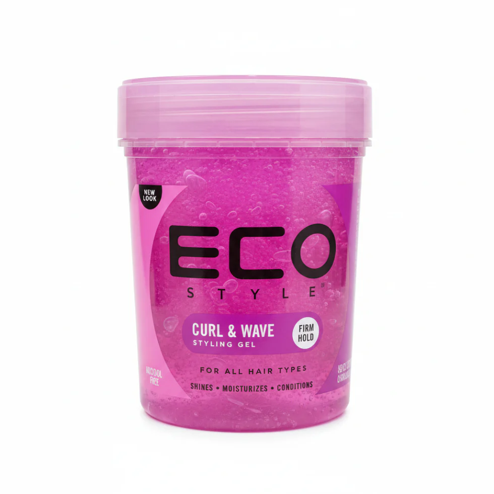 Eco Styler Curl & Wave Gel Pink 946ml | Firm Hold, Curl Definition & Shine