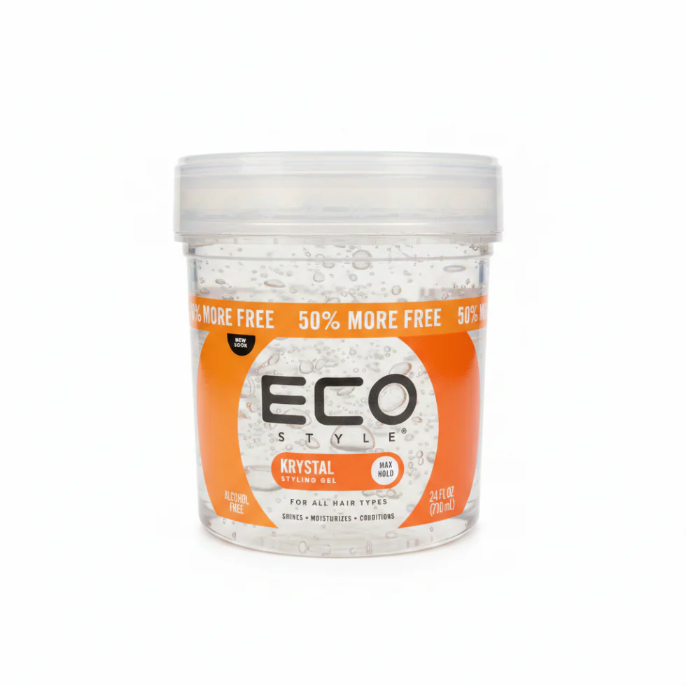 Eco Styler Krystal Styling Gel 710ml | Max Hold, Shine & Frizz Control