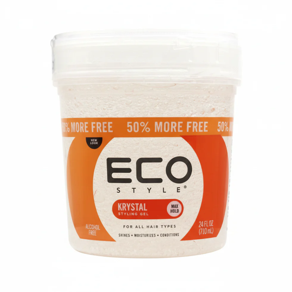 Eco Styler Krystal Styling Gel 710ml | Max Hold, Shine & Frizz Control
