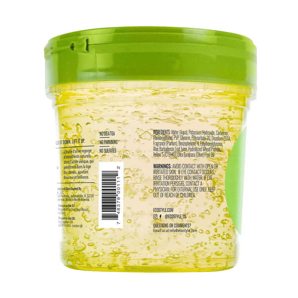 Eco Styler Olive Oil Styling Gel 473ml | Max Hold Shine Moisture Control - Image 2