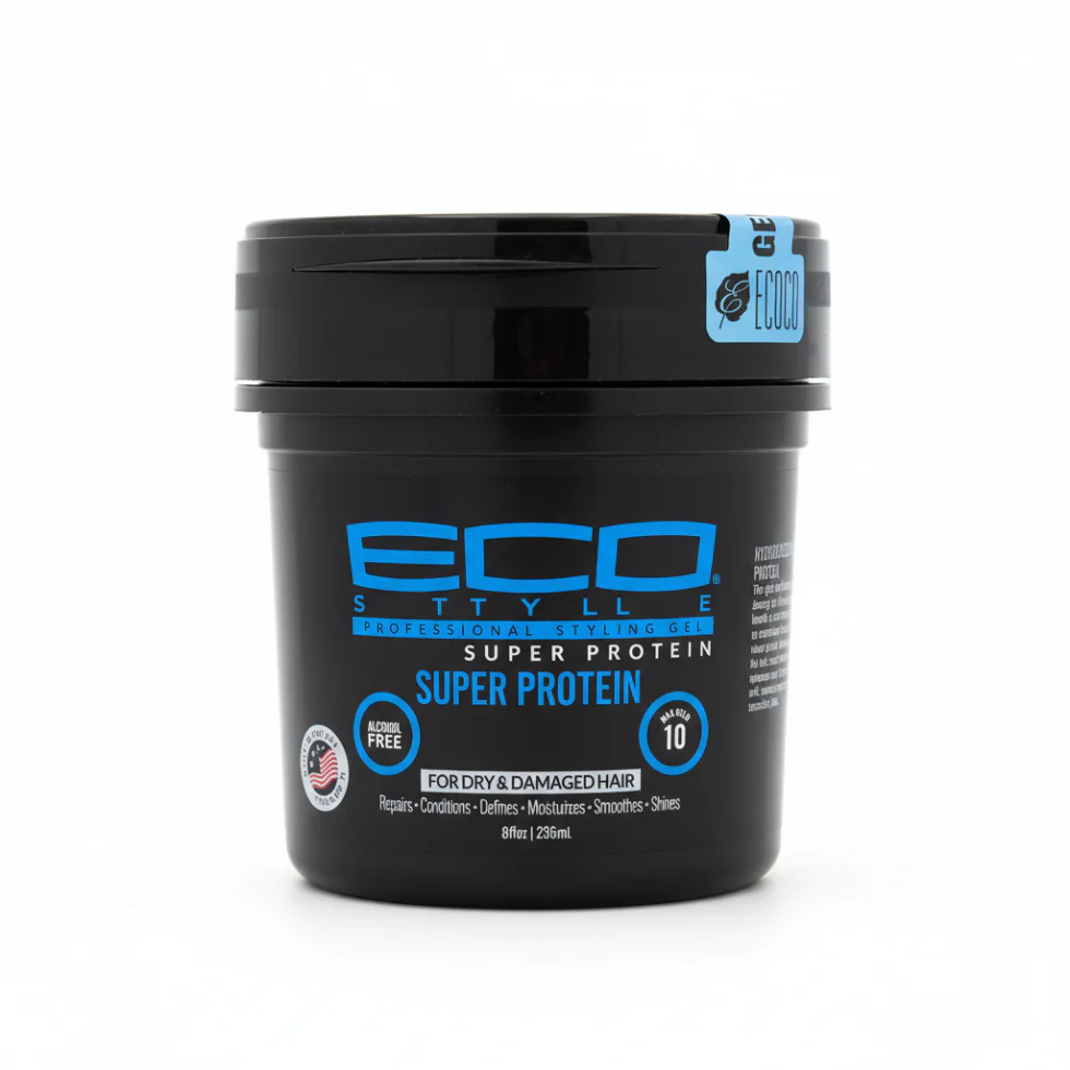 Eco Styler Super Protein Gel 236ml | Strong Hold Repair Shine & Frizz Control