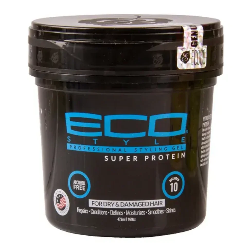 Eco Styler Super Protein Gel 473ml | Strong Hold Repair Shine Styling
