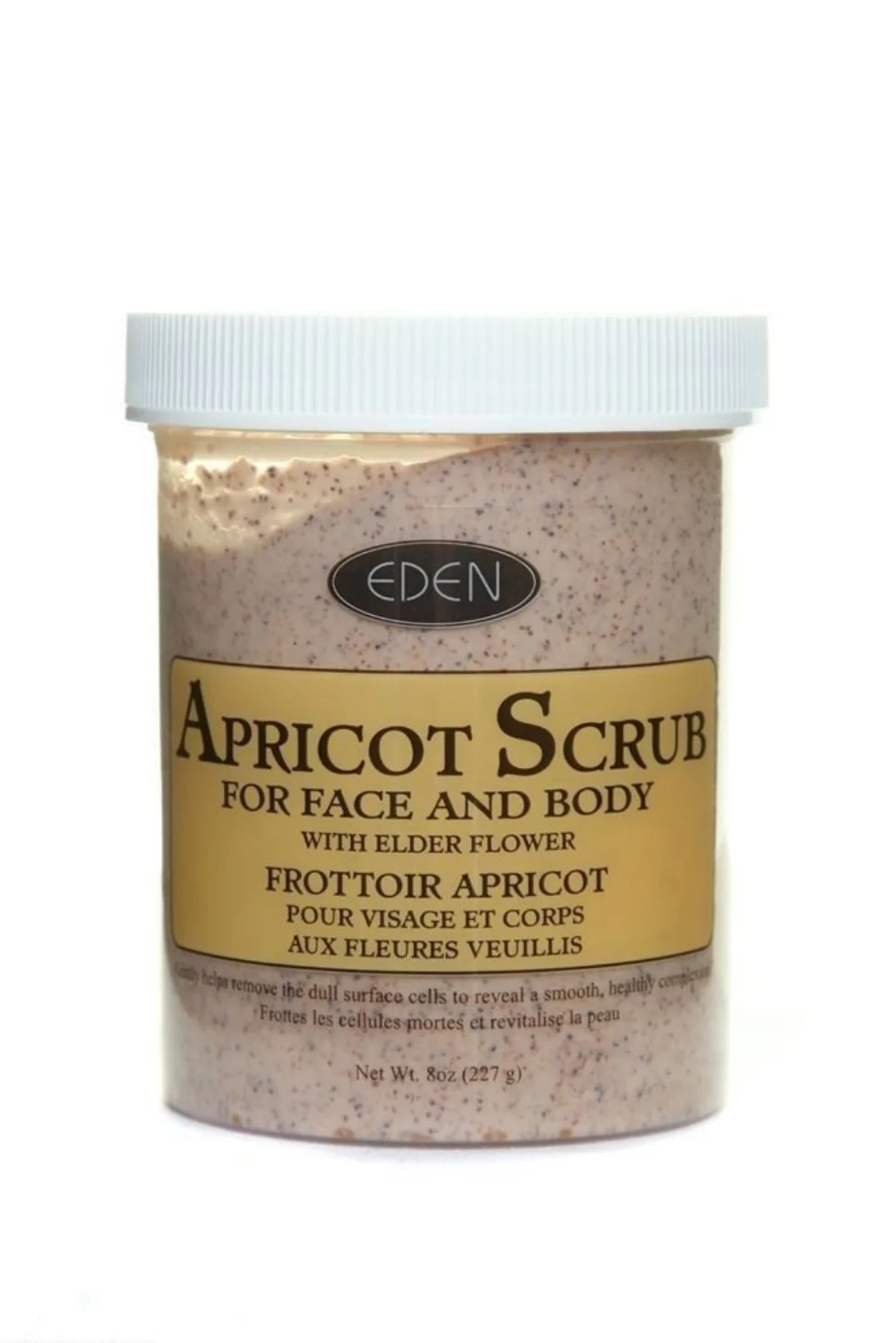 Eden Apricot Scrub 227g | Face & Body Deep Cleansing Exfoliating Scrub