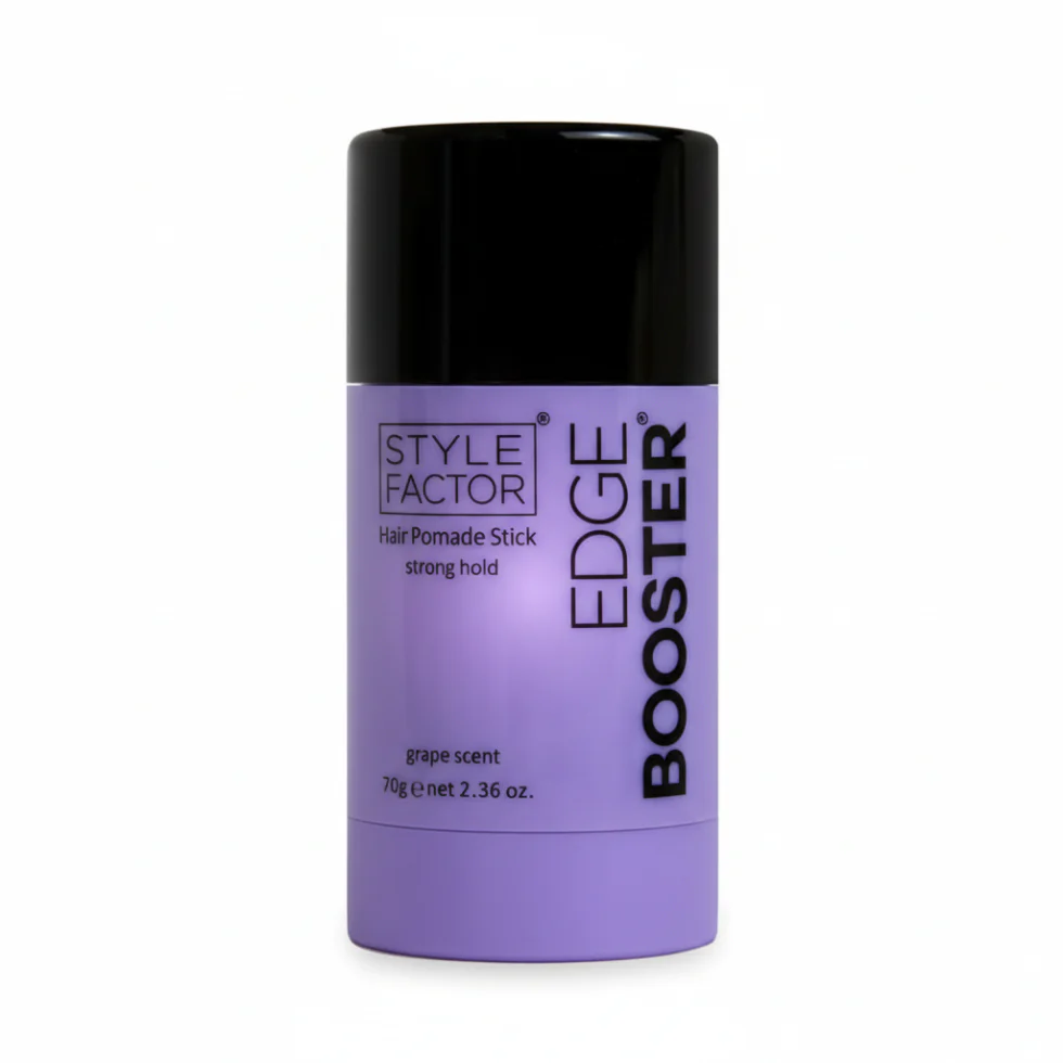 Edge Booster Pomade Wax Stick 2.36oz Grape Scent | Strong Hold Hair Control